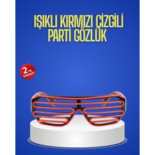 Fixup Gece Organizasyonları Için Renkli LED Gözlük