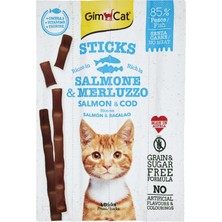 Hype Store Gimcat Sticks Somon & Atlantik Morina Tahılsız Ödül Çubukları 4'lü 20 gr
