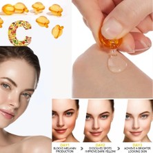 Uni Zer 20LI C Vitamin Kapsülleri Yüz Saç Nemlendirici Kapsül Serum Face Capcule