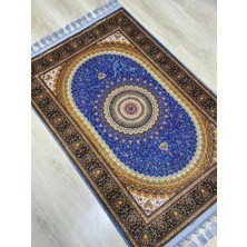 Dokuma Taban Örgü Püsküleri ve Ipek Kadar Yumuşak Yüzeyiyle Bambu Seccade Namazlık 80X125 cm Hac Umre Ramazan Hediyesi