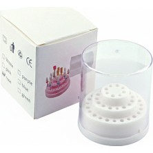 Aba Nails Mini 48 Gözlü Boş Törpü Ucu Kutusu Freze Törpü Makinesi Seramik Elmas Uç Saklama Kabı