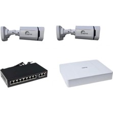 Aprox 2li 5mp Warmledsesli Ip Kamera Seti