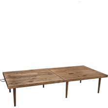 Hype Store Pratikoutdoor Katlanır Kamp, Piknik ve Bahçe Masası 70X150 cm - Ceviz Renk