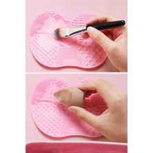 Hype Store Katlanabilir Silikon Makyaj Fırça Temizleme Matı Makyaj Aleti Yıkama Pedi Kurutma Standı 1450