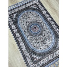 Dokuma Taban Örgü Püsküleri ve Ipek Kadar Yumuşak Yüzeyiyle Bambu Seccade Namazlık 80X125 cm Hac Umre Ramazan Hediyesi