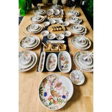 Casa De Bella Lotus 103 Parça 12 Kişilik Kahvaltı Takımı