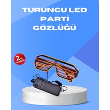 DecoTech Gece Eğlencelerine Özel Renkli LED Işıklı Gözlük (55476)