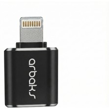 Trendpix iPhone Otg Adaptör | Ios 13+ Klavye–mouse–usb Bellek Destekli | Metal Gövde