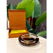 Roykıng Royking Kristal Küllük Büyük Boy Amber YV-455