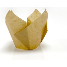 Hype Store Trend Hediye Sepeti 100'LÜ Klasik Lale Kapsül Kraft Muffin Kek Kalıbı, Tulip, Safari Konsept, Cupcak