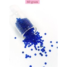 Ne Verelim Size Dökme Cam Kum Boncuk (8/0) 3 mm - 60 Gram - Koyu Mavi - BNC219