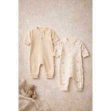 Vanilla Nest Tulum Premium Organik Pamuk Yumuşak Dokulu Günlük Bebek Tulum