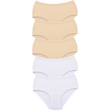 Ne Verelim Size 5 Adet Tutku Kadın Yüksek Bel Bato Kalın Lastik Külot S10