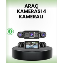 Kuzgun Ticaret Gps’li 4 Kameralı Araç Iç Dış Kayıt Sistemi 1080P Wifi Destekli - Lisinya
