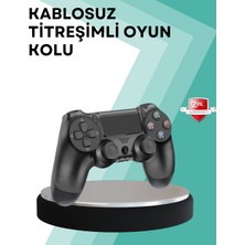 Kuzgun Ticaret Kablosuz Ps4 Oyun Kolu – Çift Titreşimli Motor, Uzun Pil Ömrü ve Hassas Kontrol - Lisinya