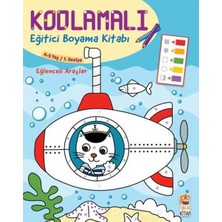 Kuzgun Ticaret Kodlamalı Eğitici Boyama Kitabı - Eğlenceli Araçlar