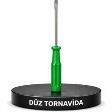 Ağzı Ince Kısa Düz Tornavida