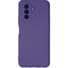 Kuzgun Ticaret Huawei Nova Y70 Kılıf Nano Içi Kadife Silikon - Mor