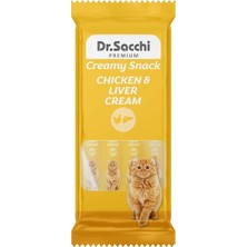 Hype Store Kedi Ödül Sıvı Chicken & Liver Kedi Maması, 4'lü