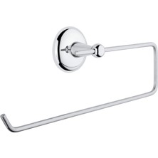 Eymen Yapı Tema Minimal Banyo Mutfak Kağıt Havluluk Havlu Askısı Krom