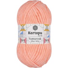 Ne Verelim Size 1 Adet Yumurcak Kadife El Örgü Ipi Somon K218