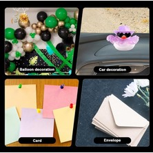 Gusion Çift Taraflı Yuvarlak Montaj Macunu 420 Adet Pratik Bir Montaj Çözümü Leke Yapışkanlık Bırakmaz