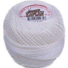 Ne Verelim Size Kaplan Etamin ve Kanaviçe Ipi 8 No Kod/renk: K.beyaz - Royaleks