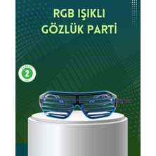 Zenvia Işıklı LED Gözlük Parti Konser ve Etkinlik Aksesuarı ZNV2025