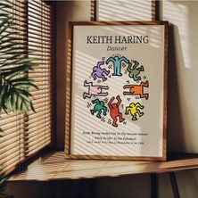 Hype Store Çerçevesiz Poster, Modern Dekoratif Çerçevesiz Poster, Tablo, Keithharing, 21 x 30