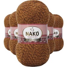 Ne Verelim Size 5 Adet Angora Lüks El Örgü Ipi Hardal Muline 21361