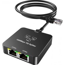 MiraLive ZR861 RJ45 1to2 Gigabit Splitter Adaptör