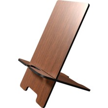 Shop A Way Minufco Ahşap Masa Üstü Telefon/tablet Tutucu Sabitleme Aparatı Tripot Ahşap Tek Ebat CMLTRTT001