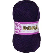 Ne Verelim Size 1 Adet Dora El Örgü Ipi Yünü 100 gr 060 Koyu Mor