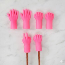 İğne İzi Şiş Ucu Koruyucu 6'lı Paket Pembe