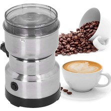 Shop A Way Mini Baharat Kahve Öğütücü Elektrikli Hızlı Öğütücü Çok Işlevli Parçalama Makinesi Kuru Tahıl Değirm