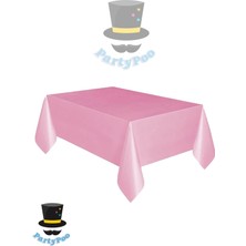 Pembe Doğum Günü Masa Örtüsü