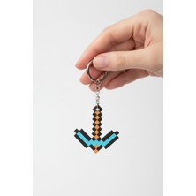 Pazarois Minecraft Kazma Figürlü Anahtarlık