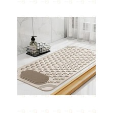 MAİN SHOP Silikon Banyo Paspası Duş Kaydırmazı Vantuzlu Banyo Paspası 36X69,5CM M-162