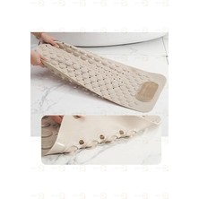 MAİN SHOP Kaymaz Banyo Matı Masajlı Paspas Hızlı Süzme, Makinede Yıkanabilir 36 x 69,5 cm M-162