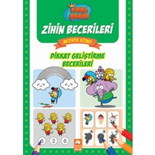 Kuzgun Ticaret Dikkat Geliştirme Becerileri - Kral Şakir Zihin Becerileri Aktivite Kitabı