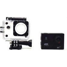 MiraLive 4K Ultra Hd Wifi Su Geçirmez Aksiyon Kamerası Siyah Ac-01