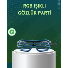 Starseven Işıklı LED Gözlük Parti Konser ve Etkinlik Aksesuarı
