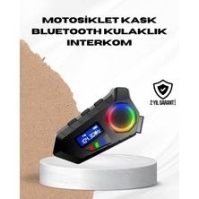 FRY Bluetooth 5.4 Interkom IP65 Toz ve Su Geçirmez LED Göstergeli