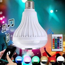 Kuzgun Ticaret Hoparlör ve LED Lamba Uzaktan Kumandalı Ampül ( Lisinya )