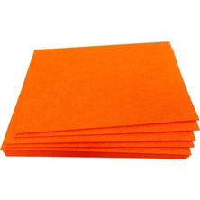 Salteks El Işi Hediyelik Keçe 3mm Kalınlığında (1 Metre) 100X100 Turuncu A Kalite Keçe