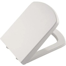 Starseven Lüks Kare Amartisörlü Yavaş Kapanan Klozet Kapağı