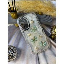 Coolacs Samsung Galaxy A26 Uyumlu Kılıf Kamera Korumalı Kelebek ve Çiçek Kabartmalı Desenli Kapak