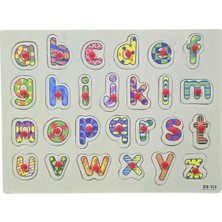 Direkstoktan Ahşap Tutmalı Eğitici Puzzle Yapboz / Wooden Toys Peg Puzzle
