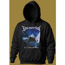 Butişört 'ımmortall - At The Heart Of Winter' Baskılı Dar Kesim Sweatshirt