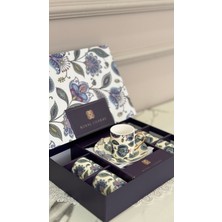 PremiumPort 6'lı Kahve Fincanı Seti, Zarif ve Şık Tasarım, 12 Parça